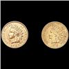 Image 1 : (2) Indian Head Cents (1879, 1889) CLOSELY UNCIRCU