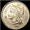 Image 1 : 1866 Nickel Three Cent CLOSELY UNCIRCULATED