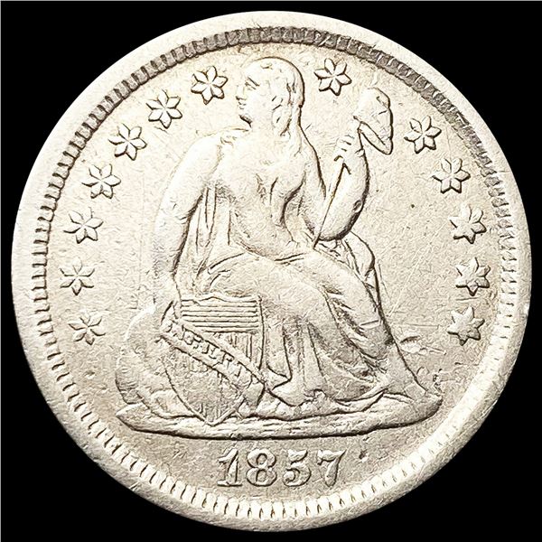 1857 Seated Liberty Dime CLOSELY UNCIRCULATED
