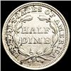 Image 2 : 1853 Arws Seated Liberty Half Dime CLOSELY UNCIRCU