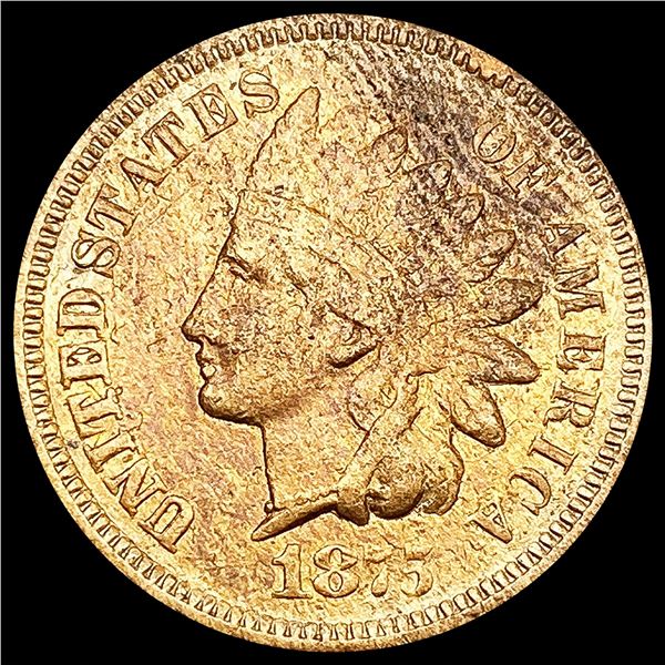 1875 Indian Head Cent CLOSELY UNCIRCULATED