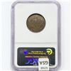 Image 2 : 1833 R-MAV-41E 1/2C Token G.STERRETT NGC AU55 BN
