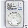 Image 1 : 2021-W American Silver Eagle NGC PF70 UC, T-2