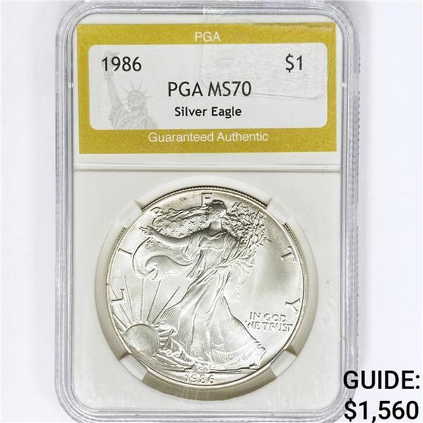 1989 Silver Eagle PGA MS70