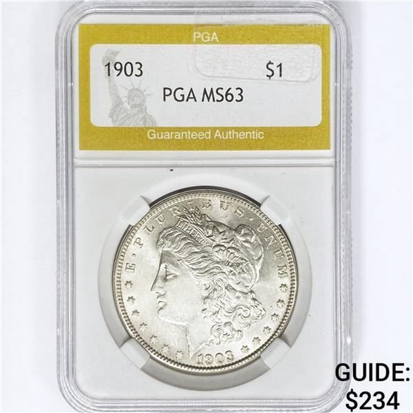 1903 Morgan Silver Dollar PGA MS63