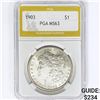 Image 1 : 1903 Morgan Silver Dollar PGA MS63