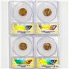 Image 2 : 1923-1929 Set (4) Wheat Cent ANACS MS