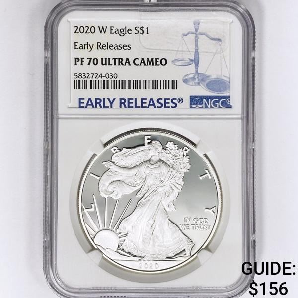 2020-W American Silver Eagle NGC PF70 UC