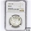 Image 1 : 1944 Walking Liberty Half Dollar NGC MS65