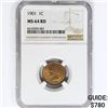 Image 1 : 1901 Indian Head Cent NGC MS64 RD
