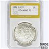 Image 1 : 1878 7/8TF Morgan Silver Dollar PGA MS62 PL