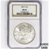 Image 1 : 1881-S Morgan Silver Dollar NGC MS66