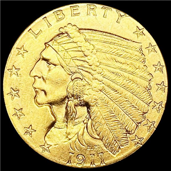 1911 $2.50 Gold Quarter Eagle UNCIRCULATED