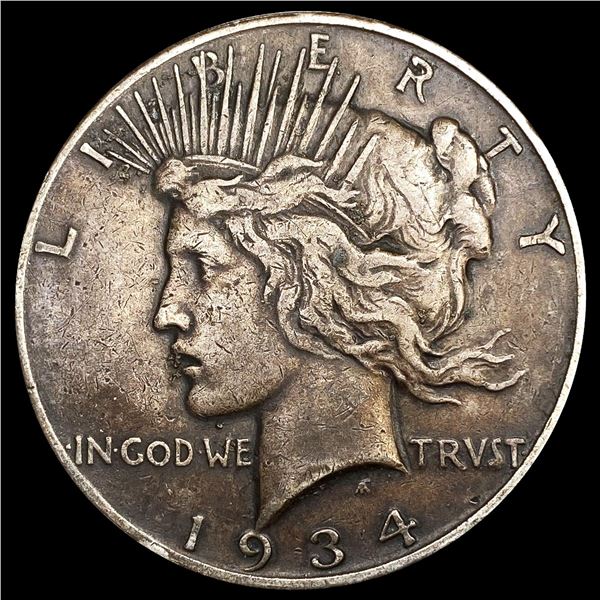 1934-S Silver Peace Dollar LIGHTLY CIRCULATED