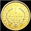 Image 2 : 1851 Rare Gold Dollar UNCIRCULATED