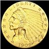 Image 1 : 1909 $2.50 Gold Quarter Eagle CLOSELY UNCIRCULATED