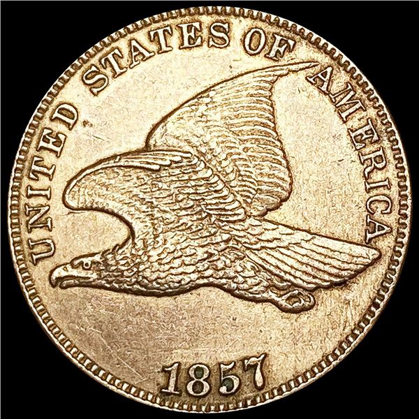 1857 Flying Eagle Cent CLOSELY UNCIRCULATED
