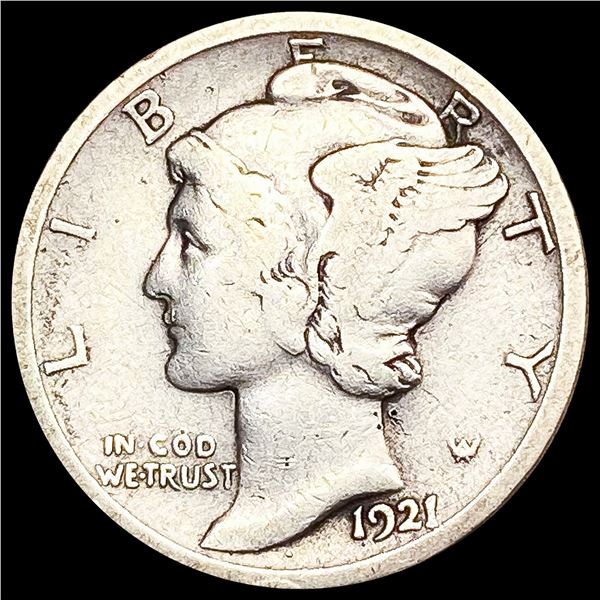 1921 Mercury Dime NICELY CIRCULATED