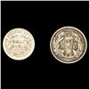 Image 2 : (2) Seated Liberty Coinage (1838, 1874) NICELY CI