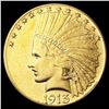 Image 1 : 1913 $10 Gold Eagle ABOUT UNCIRCULATED