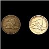 Image 1 : (2) 1858 Flying Eagle Cents NICELY CIRCULATED