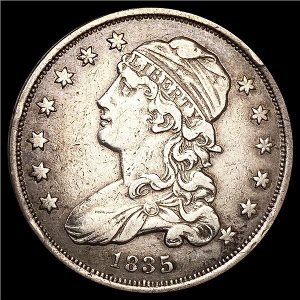 1835 Capped Bust Quarter CLOSELY UNCIRCULATED