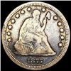 Image 1 : 1877-CC Seated Liberty Quarter NICELY CIRCULATED