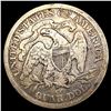 Image 2 : 1877-CC Seated Liberty Quarter NICELY CIRCULATED