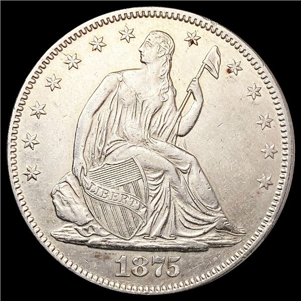 1875 Seated Liberty Half Dollar UNCIRCULATED