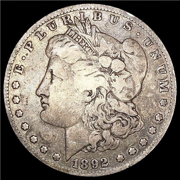 1892-S Morgan Silver Dollar LIGHTLY CIRCULATED