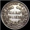 Image 2 : 1837 No Stars, Sml Dte Seated Liberty Half Dime CL