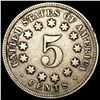 Image 2 : 1867 Shield Nickel NICELY CIRCULATED