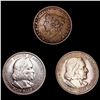 Image 1 : (3) Varied US Coinage (1892, 1841, 1893) UNCIRCUL