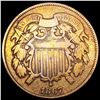 Image 1 : 1867 Two Cent Piece LIGHTLY CIRCULATED