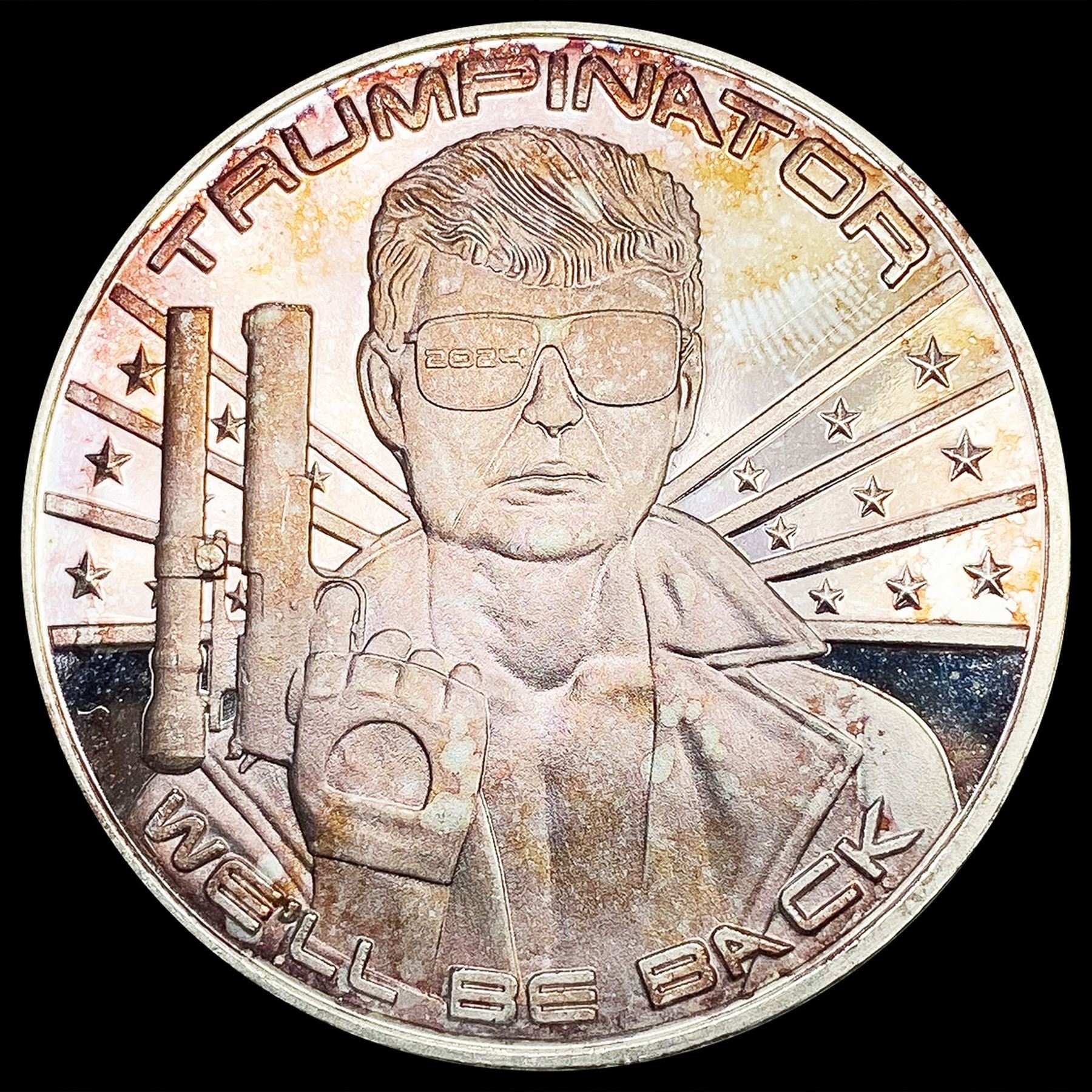 Trumpinator 2023 Trumpinator 1oz Silver Round GEM PROOF