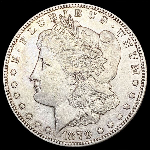 1879-S Rev '78 Morgan Silver Dollar NEARLY UNCIRCU