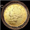 Image 1 : 1894-S $20 Gold Dbl Eagle w/ Bezel CLOSELY UNCIRCU