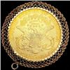Image 2 : 1894-S $20 Gold Dbl Eagle w/ Bezel CLOSELY UNCIRCU