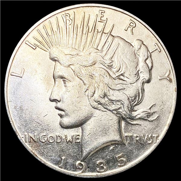 1935-S Silver Peace Dollar About Uncirculated