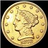 Image 1 : 1878 $2.50 Gold Quarter Eagle CLOSELY UNCIRCULATED