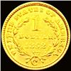 Image 2 : 1852-C Rare Gold Dollar CHOICE BU