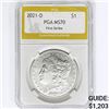 Image 1 : 2021-D Morgan Silver Dollar PGA MS70 1st Strike