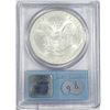 Image 2 : 2001 American 1oz Silver Eagle PCGS GEM UNC WTC G-