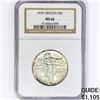Image 1 : 1939 Oregon Trail Half Dollar NGC MS66