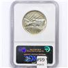 Image 2 : 1939 Oregon Trail Half Dollar NGC MS66