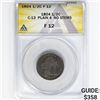 Image 1 : 1804 Draped Bust Half Cent ANACS F12 C-13 Pln 4 No