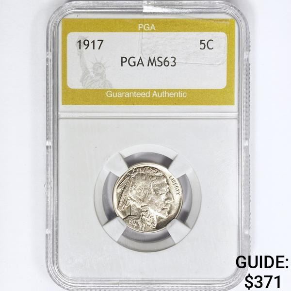 1917 Buffalo Nickel PGA MS63
