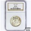 Image 1 : 1942 Walking Liberty Half Dollar NGC MS66