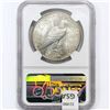 Image 2 : 1935 Silver Peace Dollar NGC MS62