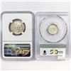 Image 2 : (2) Varied US Coins PCGS/NGC MS66 (1943-S, 1954-D)